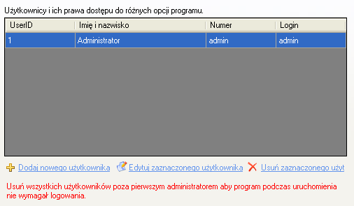 Posiłki W programie istnieje możliwość nadania nazw trzem posiłkom według uznania. Następnie należy uzupełnić domyśle ceny za poszczególne posiłki.