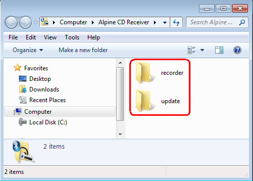 4. W przypadku problemów... Dwa razy kliknij na "Alpine CD Receiver" w okienku "Devices and Printers" aby otworzyć menu sterowania urządzeniami Bluetooth (Rys.