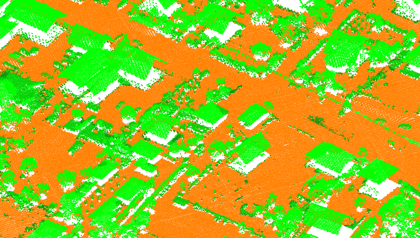 Klasyfikacja chmury punktów LiDAR (10) Klasyfikacja według wysokości