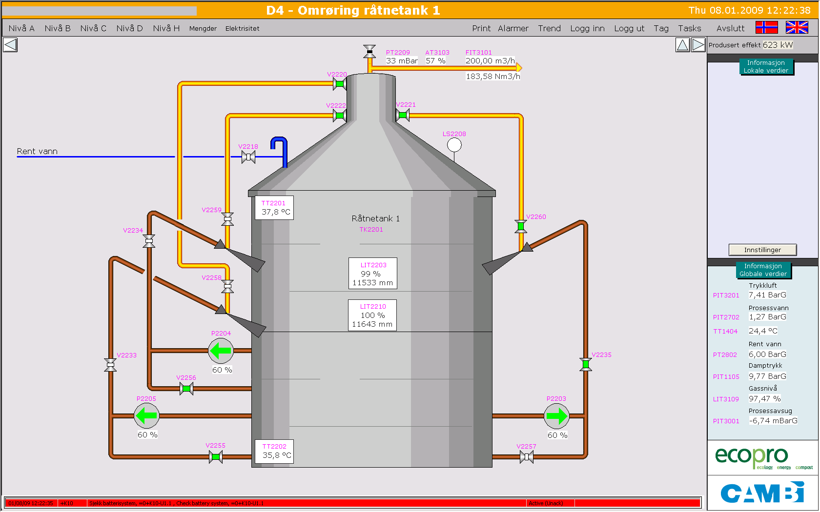 Cambi system