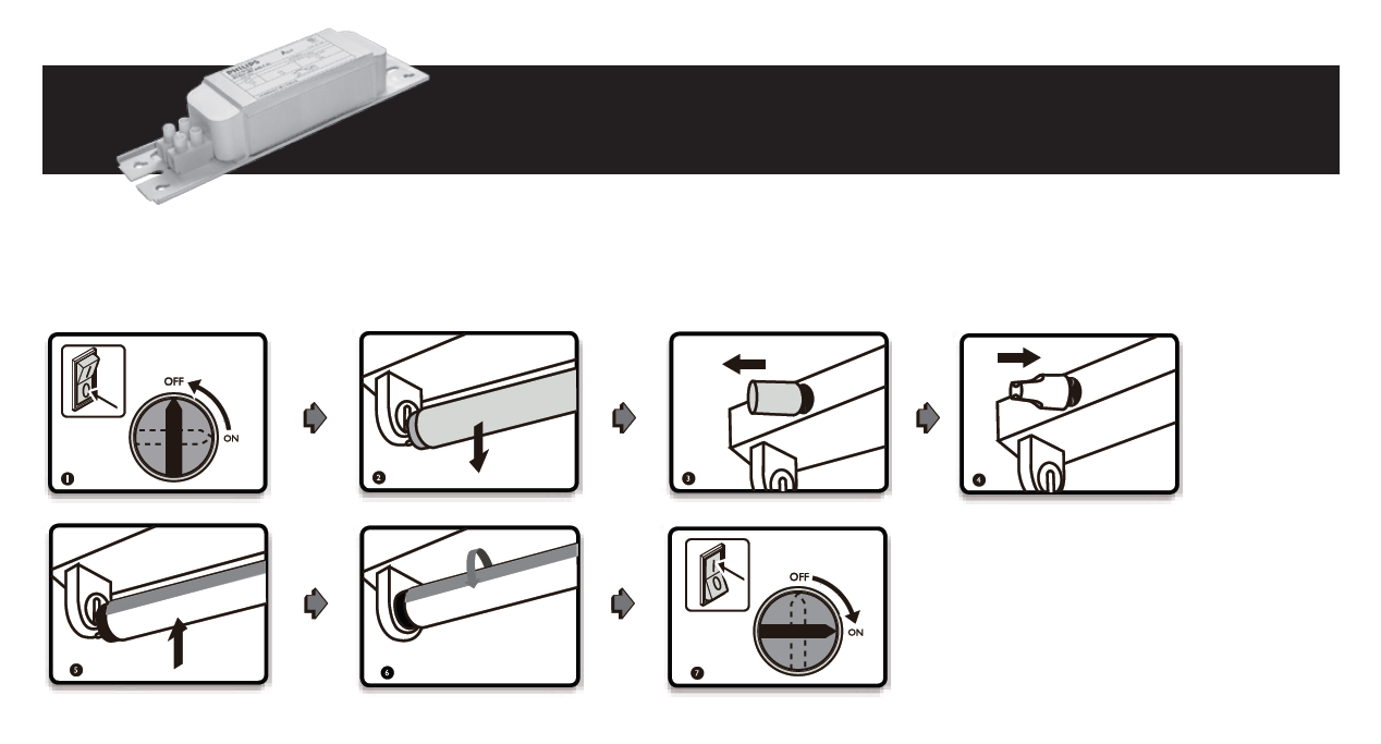 Philips LEDTube: schemat