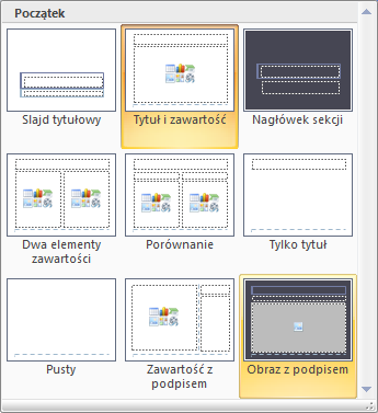 Wzorzec slajdu Układ slajdu Slajd tytułowy Tytuł zawartość Wzorzec slajdu Miniatura