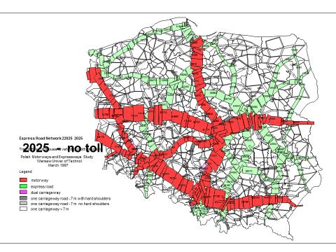 Studium Autostrad i Dróg Ekspresowych 1997 W.