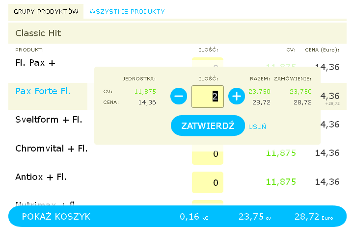 GOS EU Wybierz produkty Bardzo przyjazny dla użytkownika: Bardzo