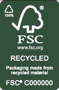 Etykieta FSC Recycled FSC CoC III. Etykietowanie FSC Recycled Etykieta dla produktów zawierających wyłącznie surowce z odzysku.