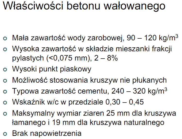 2. Beton wałowany RCC