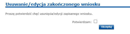 Na tym etapie można wniosek obejrzeć i/lub pobrać do wydruku, klikając ikonkę PDF.