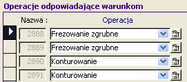 Ostatnim krokiem jest zdefiniowanie operacji jaka zostanie wygenerowana gdy program znajdzie kieszeń tego typu.