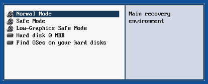 17 4.5.1 Uruchomienie Aby rozpocząć pracę ze środowiskiem ratunkowym Linux / DOS, wykonaj następujące czynności: 1. Uruchom komputer z nośnika ratunkowego Linux / DOS.