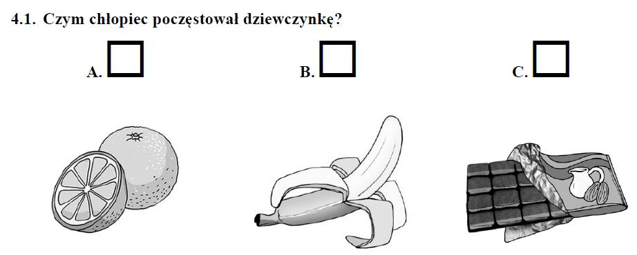 A. 78,31 74,43 76,27 0,77 0,74 0,76 B. 15,12 18,71 16,78 C. 6,50 6,78 6,85 Interpretacja współczynnika łatwości 0,07 0,08 0,10 IV. Reagowanie na wypowiedzi 2.