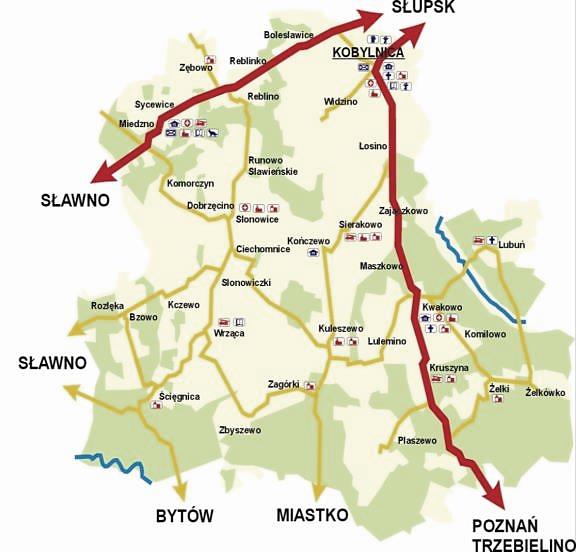 Wykorzystanie energii wiatru na terenie Gminy Kobylnica ZIELONA III I III I II ENERGIA IV II I