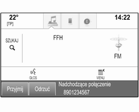 Telefon 95 W razie potrzeby wybrać OSTATNIE na interaktywnym pasku wyboru. Zostanie wyświetlona lista ostatnich połączeń.