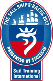 Podsumowanie Morski Szczecin: Współpraca z STI - Szczecin w logo regat The Tall Ships' Races.