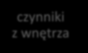 Na kształt systemu motywowania oddziałują dwie grupy czynników: pochodzące z otoczenia oraz pochodzące z wnętrza organizacji.