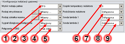 4.3 Opis zakładki PARAMETRY: Parametry wpisywane ręcznie zapisywane są do sterownika po wyjściu z zakładki PARAMETRY lub po naciśnięciu klawisza [Enter]. Parametry wybierane myszką (np.