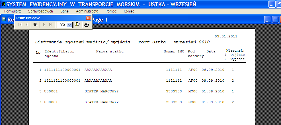 Każdą zmianę kolejności listowania należy potwierdzić przyciskiem Wykonaj.