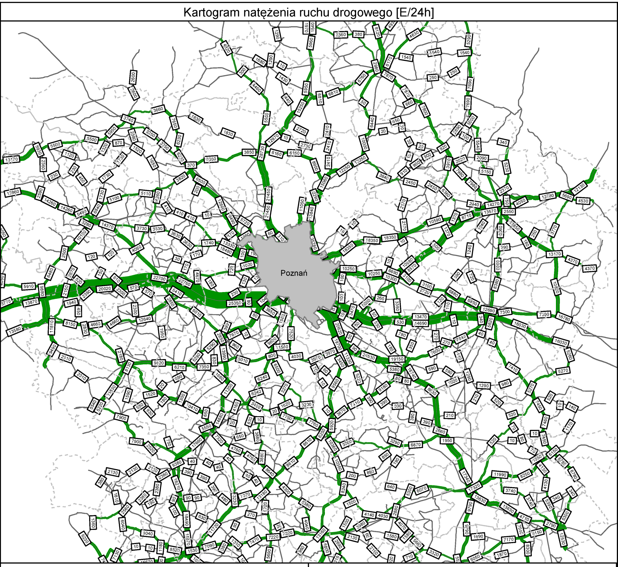 Koncepcja zintegrowanego transportu publicznego w oparciu o linie poznańskiego Rysunek