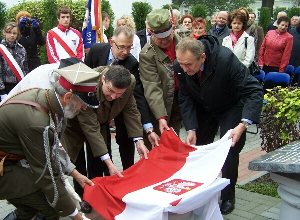 Mariusz RóŜacki, prezes Rafako odczytał list biskupa Mariana Florczyka, który nie mógł przybyć tego dnia do Raciborza.