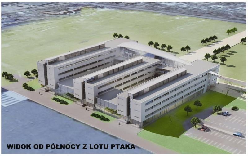 BUDYNEK WYDZIAŁU BIOLOGII powierzchnia całkowita - ponad 23 297 m² 2 czterokondygnacyjne skrzydła oraz jedno skrzydło