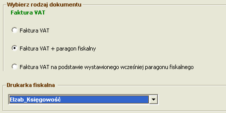 Po zapisaniu pozycji przechodzimy do ostatniego kroku i wybieramy [Drukuj]. Ta operacja zapisze zarówno Paragon dokument jak i zarejestruje wydruk. 10.7.2.