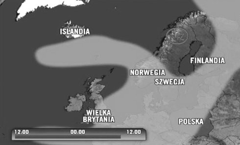 Jak norweski Instytut Meteorologii przedstawił na stronie http://met.no/?