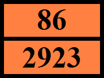 SEKCJA 14: Informacje dotyczące transportu Zgodnie z wymogami ADR / RID / IMDG / IATA / ADN ADR IMDG IATA 14.1. Numer UN (numer ONZ) 2923 2923 2923 14.2. Prawidłowa nazwa przewozowa UN MATERIAŁ ŻRĄCY STAŁY, TRUJĄCY, I.