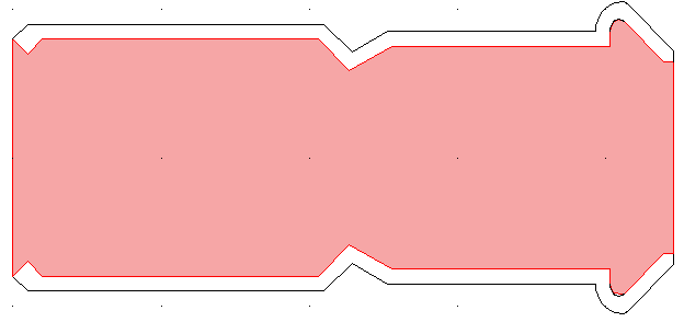 Rys.12 Model złączki redukcyjnej z programu Comsol 3.3 Analiza przepływu cieczy Celem badania było sprawdzenie, czy zwężka nie powoduje dużych zaburzeń przepływu wody.