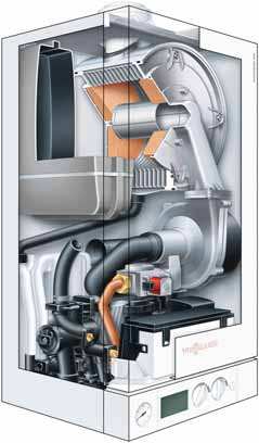 Gazowa technika kondensacyjna Vitodens 100-W 6,5 do 35 kw VITODENS 100-W Efektywny, trwały i atrakcyjny cenowo wiszący gazowy kocioł kondensacyjny Vitodens 100-W gwarantuje wysoki komfort ogrzewania