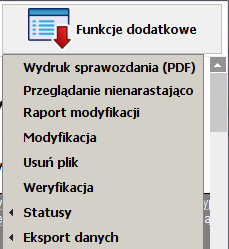 3.5.2.2 Sprawozdanie zbiorcze Urzędu Wojewódzkiego Po zatwierdzeniu wszystkich sprawozdań w województwie użytkownik może dokonać zatwierdzenia sprawozdania zbiorczego.