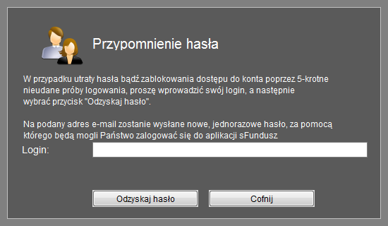 5 USTAWIENIA UŻYTKOWNIKA Funkcje Zmiany hasła jak i Edycja danych użytkownika dostępne są po zalogowaniu się do aplikacji w Funkcjach podstawowych -> Użytkownik.