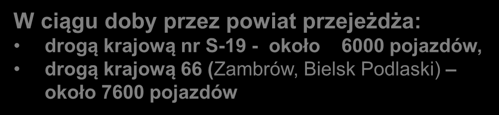 Największe zagrożenie na terenie powiatu stwarzają zakłady przemysłowe Zamrażalnia AGRANA FRUIT Polska, Zakład Mięsny NETTER, Spółdzielnia Mleczarska BIELMLEK, Zakład Produkujący Napoje HOOP, które