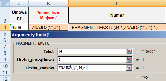 S t r o n a 4 LEWY aby uzyskać określoną liczbę znaków trzeba najpierw sprawdzić ile znaków potrzebujemy.