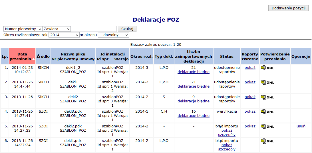 W wyniku procesu kontraktowania tworzone są umowy POZ, na podstawie, których świadczeniodawcy realizują świadczenia podstawowej opieki zdrowotnej.