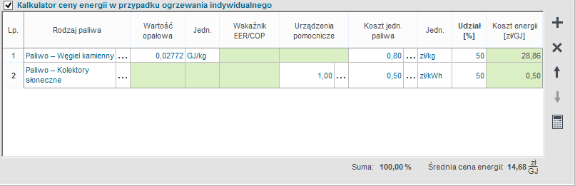 Praca z modułem Audyt 10.2.1.3.2 Koszty uzupełniające Pole do wprowadzania kosztów uzupełniających.