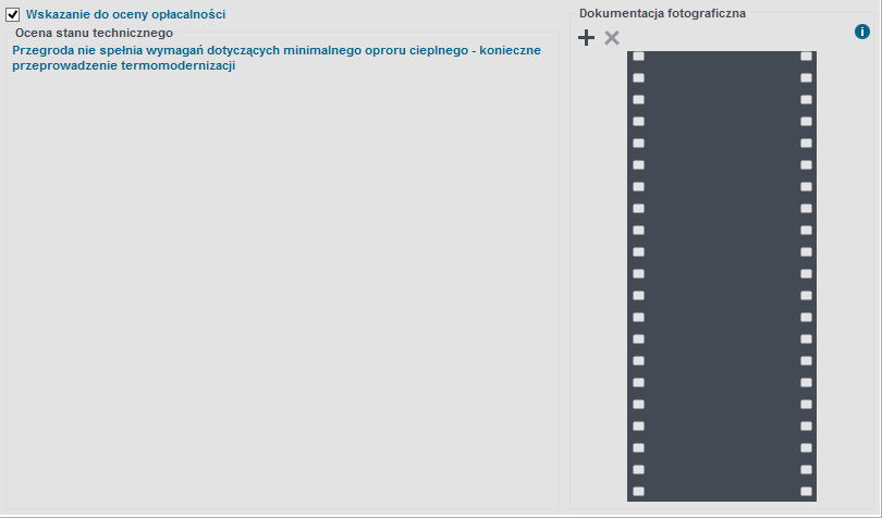 Praca z modułem Audyt 10.2.4.1 Zakładka: Ocena stanu technicznego Zakładka do oceny stanu technicznego.