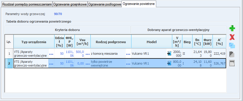 DOBÓR GRZEJNIKÓW 0,45 0,75 0,75 0,75 0,75 0,75 K WL 0,5 K WL 0,5 0,6 0,7 0,8 0,9 1,0 T [m] a WL 0,05 0,995 0,998 1 1 1 1 1 0,075 0,979 0,984 0,99 0,995 0,998 1 1,01 0,1 0,963 0,972 0,98 0,988 0,995 1