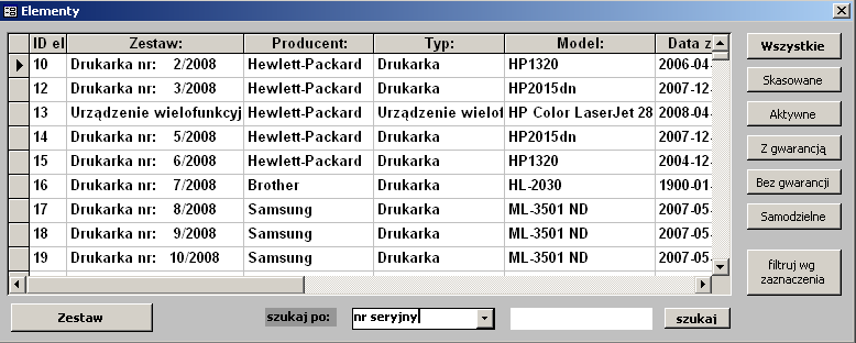 Przeszacowanie W przypadku gdy środek trwały podlega przeszacowaniu, należy wymagane dane wypełnić w formularzu Przeszacowanie.