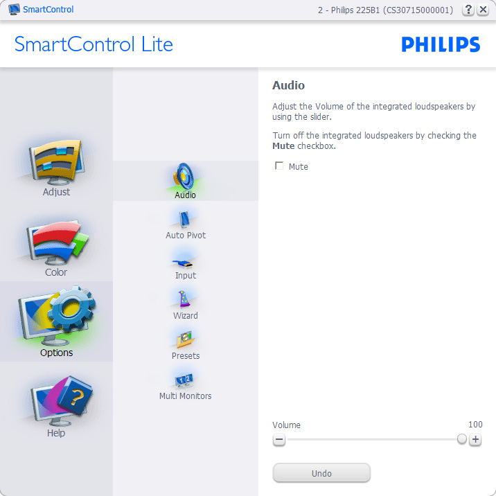 Program SmartControl Lite można wtedy uruchomić jedynie za pomocą skrótu na pulpicie lub poprzez plik programu.