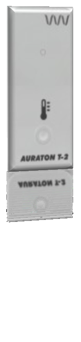 Urządzenia bezprzewodowe Możliwe jest zastosowanie następujących czujników bezprzewodowych: 1. Czujnik zewnętrzny Auraton T-2 2. Czujnik pokojowy Auraton T-2 3.