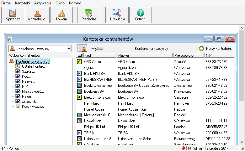 Podstawowe zasady obsługi programu Okna programu Zarówno sam program jak i przetwarzane przez niego dane są reprezentowane na ekranie komputera w postaci okien.