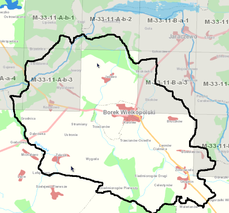 7. Mapa obszarów zalewowych Tereny