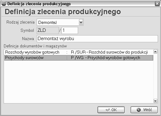 Te dwa formularze różnią się od siebie początkową, nadawaną przez program częścią symbolu zlecenia oraz parametrami, które potrzebne są do prawidłowego funkcjonowania zleceń.