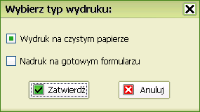 W nowym oknie ustaw nową datę realizacji recepty i kliknij w przycisk Zostanie wygenerowana druga recepta o takich samych pozycjach, ale z inną datą realizacji.