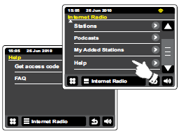 Dostosuj swoje radio. Radio pozwala tworzyć własne listy stacji, które mogą pojawić się w dwóch specjalnych menu w radiu zwane "Ulubione" i "Moje Stacje dodane".