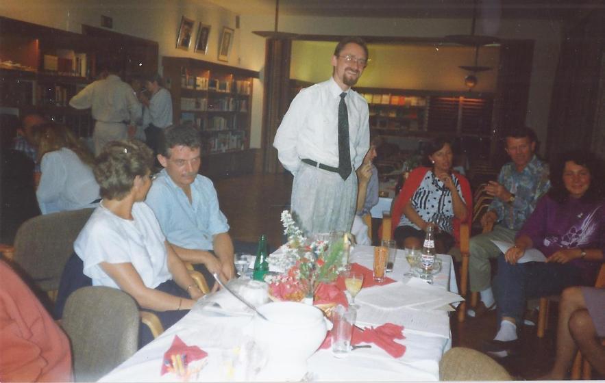 pierwszy wyjazd studentów IFG do Akademii Sankelmark, 1987 Dzięki zaangażowaniu doc.