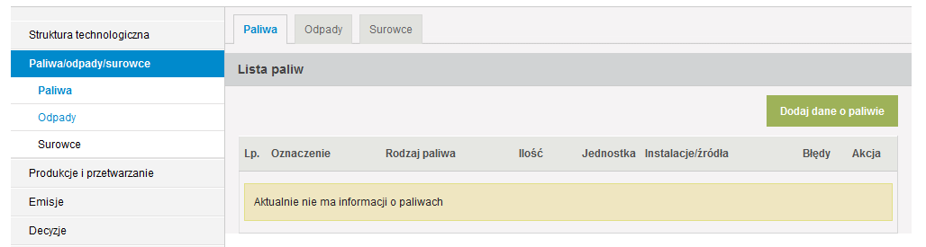 poprzez zaznaczenie odpowiednich pól wyboru (tzw. check-box ów) umiejscowionych po lewej stronie drzewka przy danym emitorze/przewodzie.