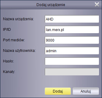 5. Poponownymuruchomieniuprogramuprzejdźdozarządzaniagrupąurządzeń 6. Następniekliknij Dodaj urządzenie.