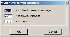 System informacji o terenie GEO-MAP 14 Parametry widocznych obiektów Wyboru przedstawianych obiektów należy dokonać w opcjach na stronie Widoczność, gdzie wyszczególnione są wszystkie możliwe do