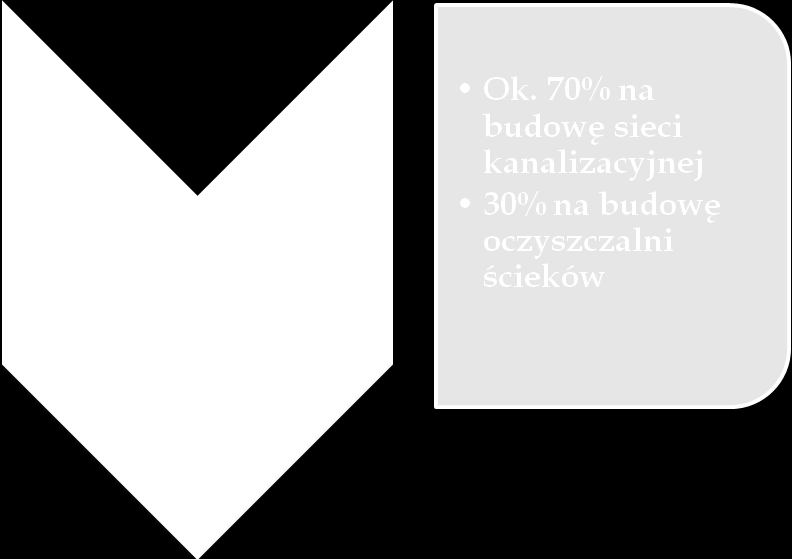 Udział podmiotów finansujących wydatki inwestycyjne w gospodarce ściekowej w 2005r.