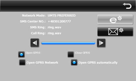 Phone settings (1) Switch on phone (2) Open GPRS network (3) Volume setting (4) Swith off